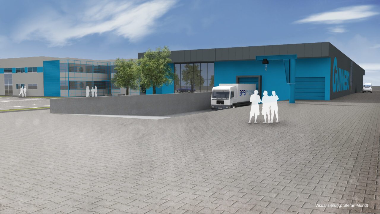 Referenz Produktionshalle Gunnebo