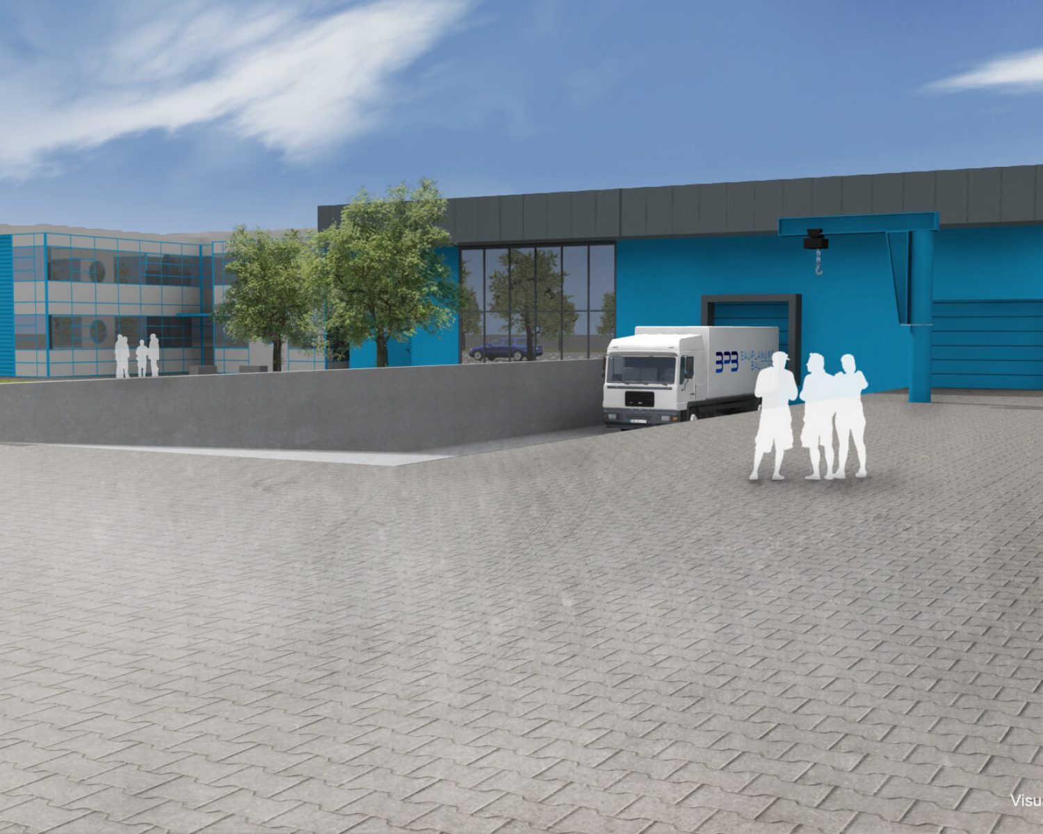 Referenz Produktionshalle Gunnebo