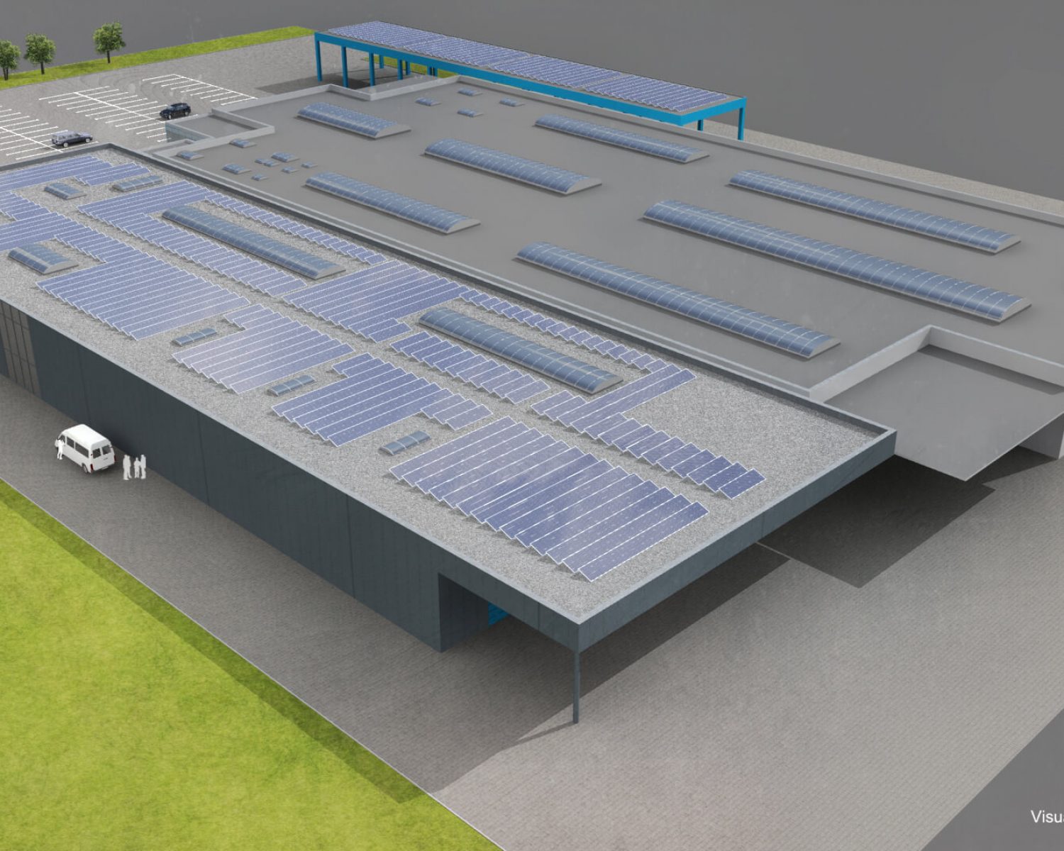 Referenz Produktionshalle Gunnebo
